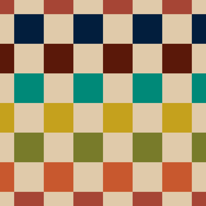 Mid Century Modern Checkerboard Stripes Check Pattern Coffee Mug Gallery Image 2