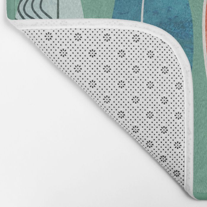 Surfboard green  Bath Mat Gallery Image 2