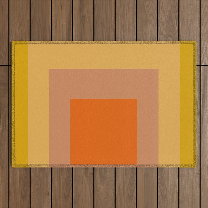 color square 9 Outdoor Rug Gallery Image 1