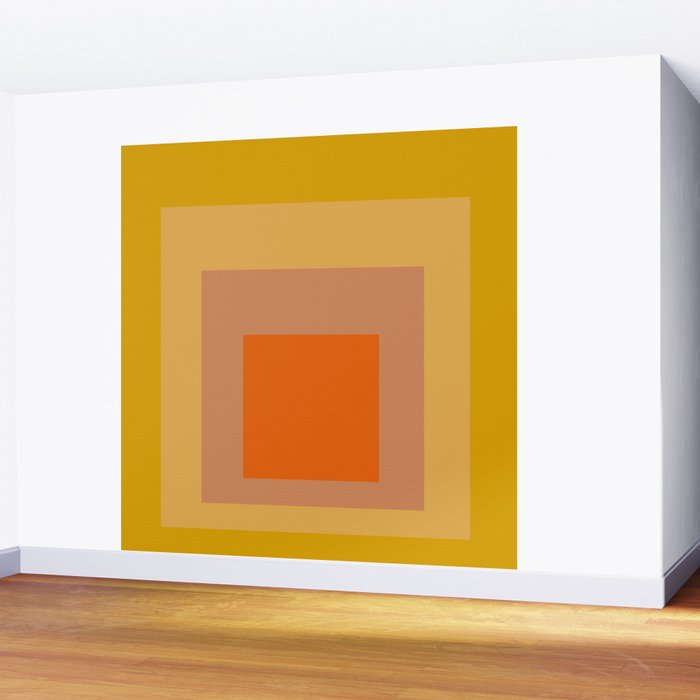 color square 9 Wall Mural Gallery Image 2