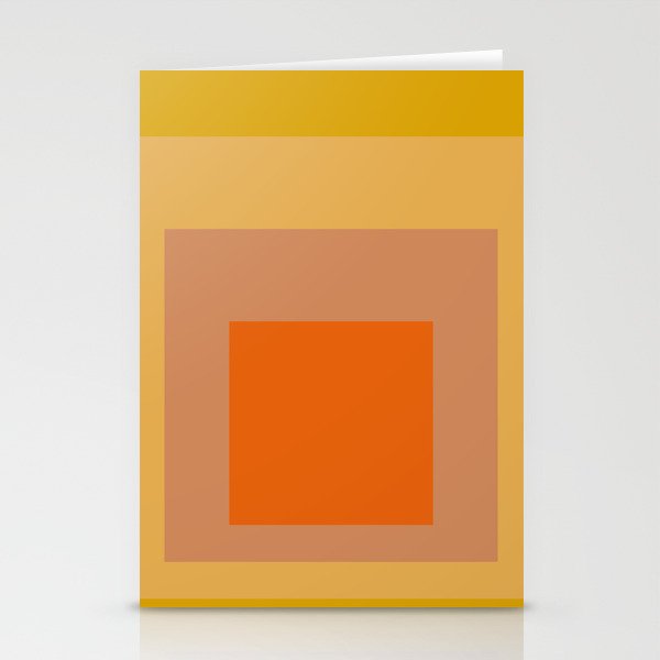 color square 9 Stationery Card Gallery Image 1