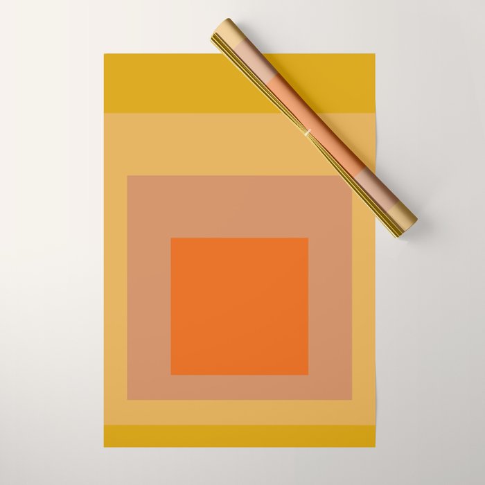 color square 9 Wrapping Paper Gallery Image 1