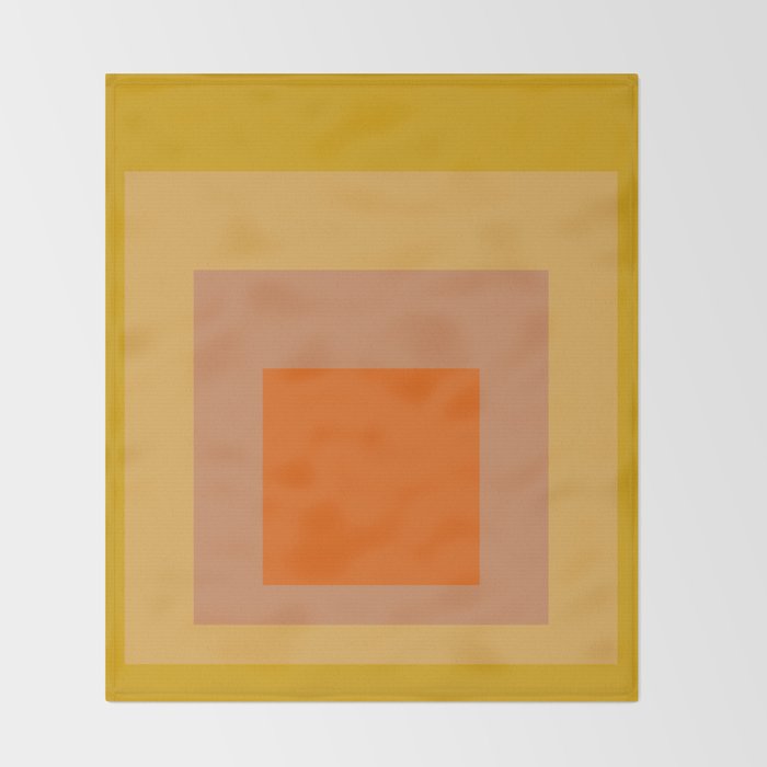 color square 9 Throw Blanket Gallery Image 2