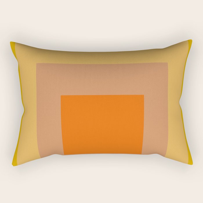 color square 9 Rectangular Pillow Gallery Image 1
