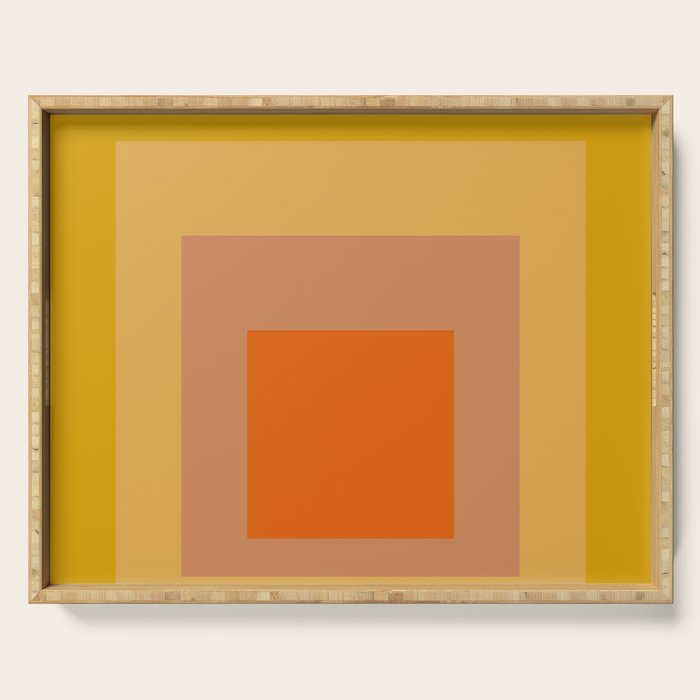 color square 9 Serving Tray Gallery Image 1