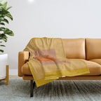 color square 9 Throw Blanket Gallery Image 1