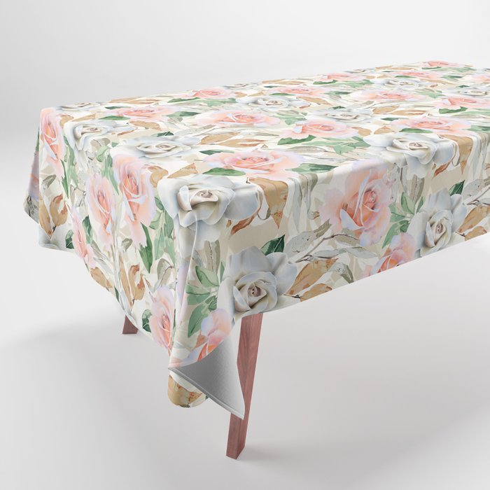 Nice flowered lush garden 4 Tablecloth Gallery Image 1