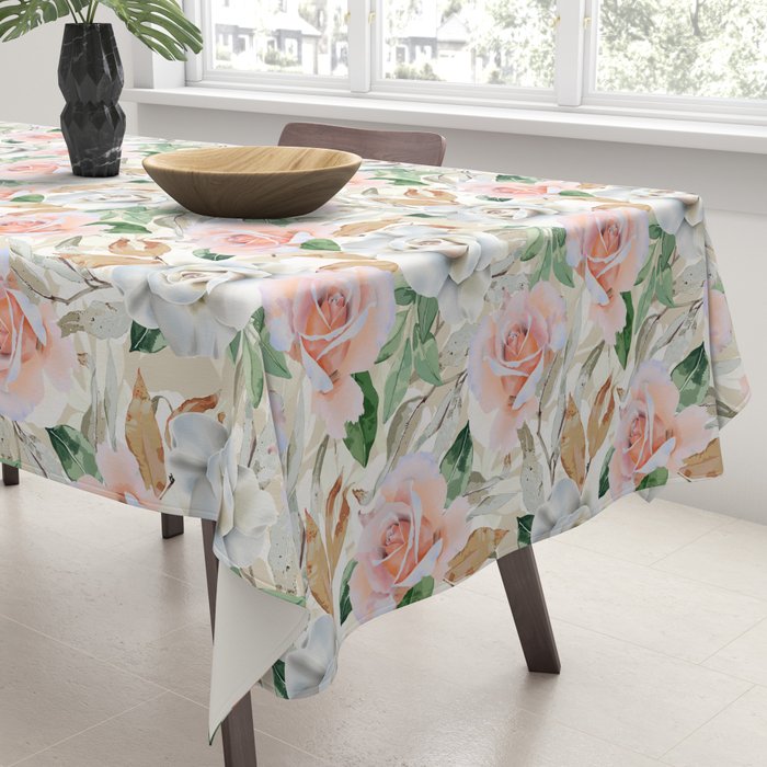 Nice flowered lush garden 4 Tablecloth Gallery Image 3