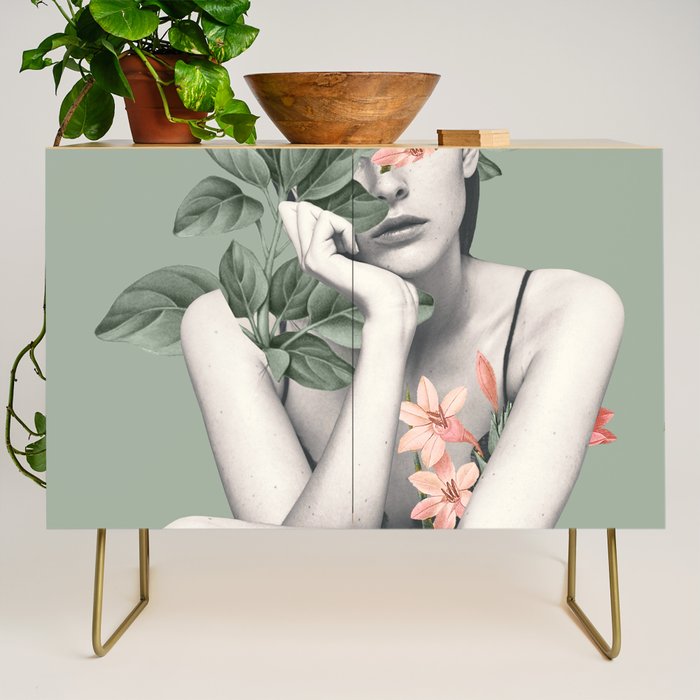natural beauty-collage 3/2 Credenza Gallery Image 1