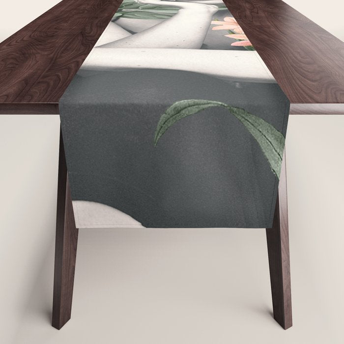 natural beauty-collage 3/2 Table Runner Gallery Image 1