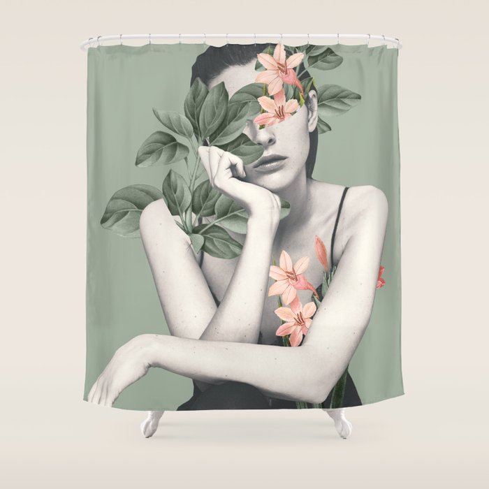 natural beauty-collage 3/2 Shower Curtain Gallery Image 1