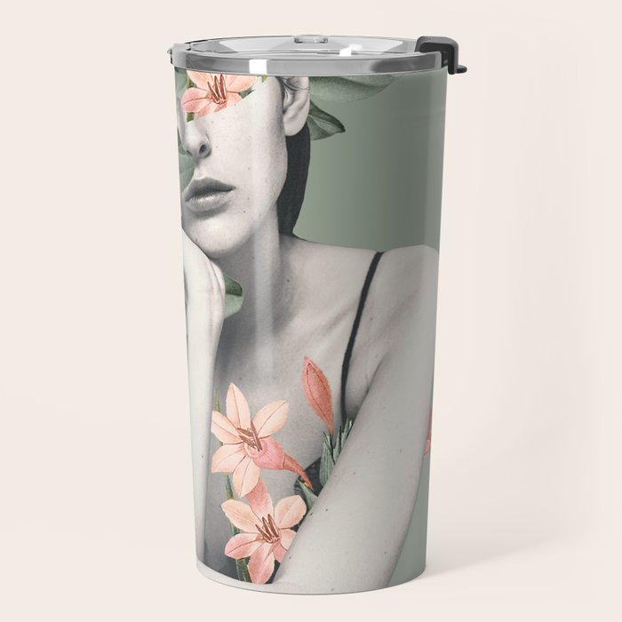 natural beauty-collage 3/2 Travel Mug Gallery Image 2