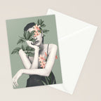 natural beauty-collage 3/2 Stationery Card Gallery Image 2