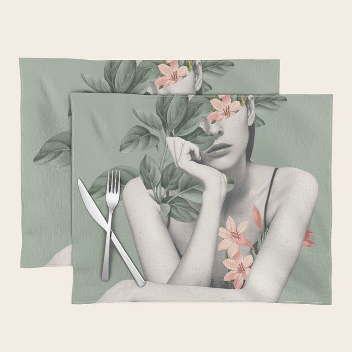 natural beauty-collage 3/2 Placemat Gallery Image 1