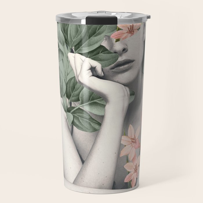 natural beauty-collage 3/2 Travel Mug Gallery Image 1