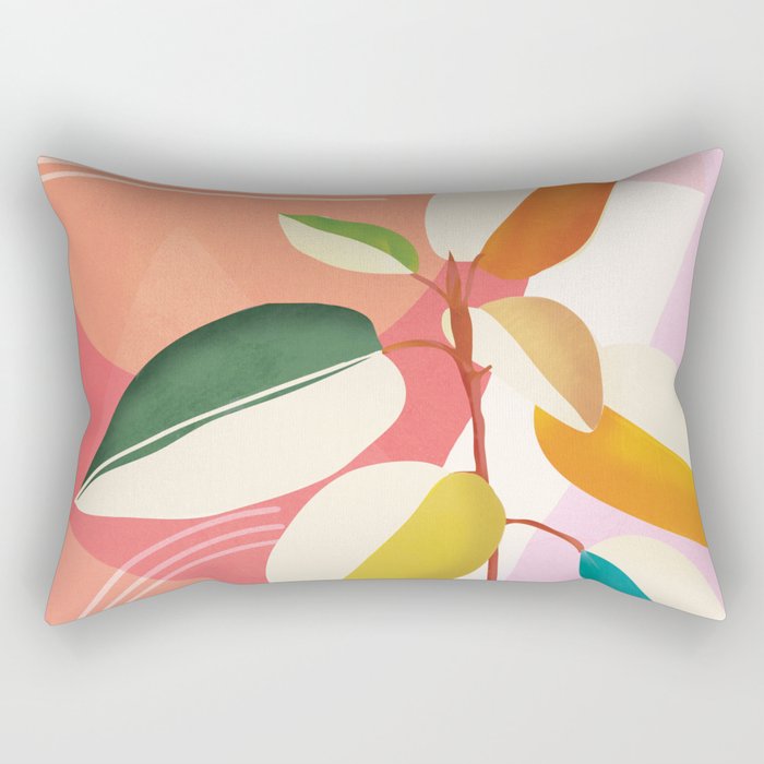 Colorful Branching Out 29 Rectangular Pillow Gallery Image 1