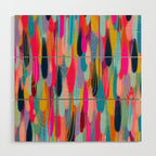 EttaVee Brushstroke no.151 Wood Wall Art Gallery Image 1