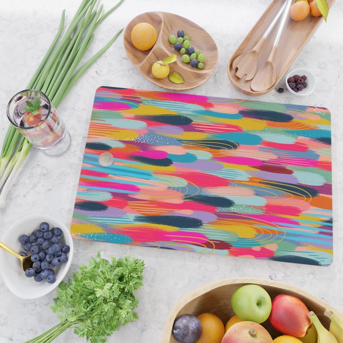 EttaVee Brushstroke no.151 Cutting Board Gallery Image 2