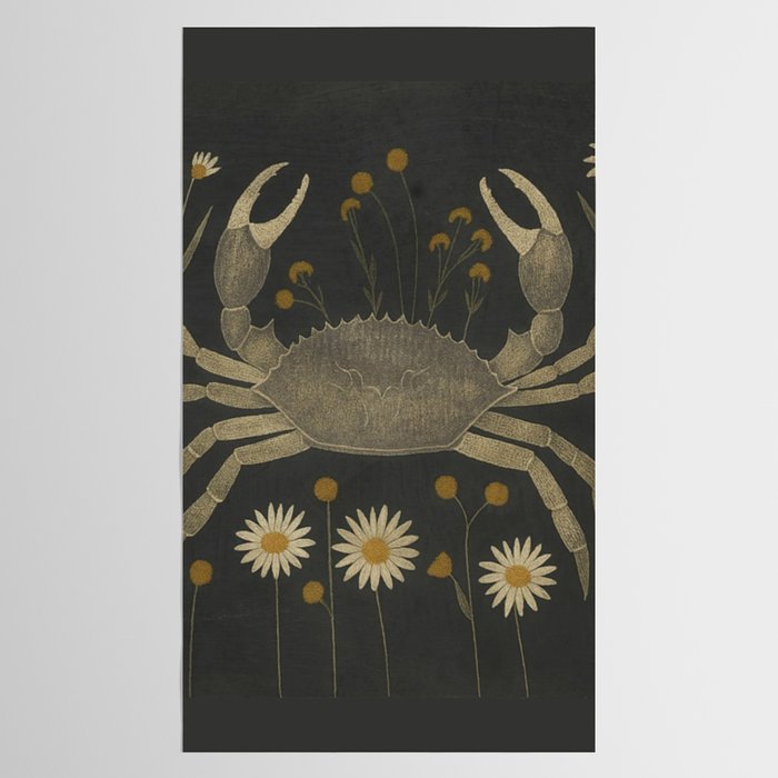 Crab with Daisies Tablecloth Gallery Image 2