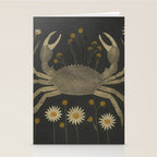Crab with Daisies Stationery Card Gallery Image 2