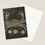 Crab with Daisies Stationery Card Gallery Image 2