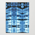 Indigo Satin Shibori Notebook Gallery Image 4