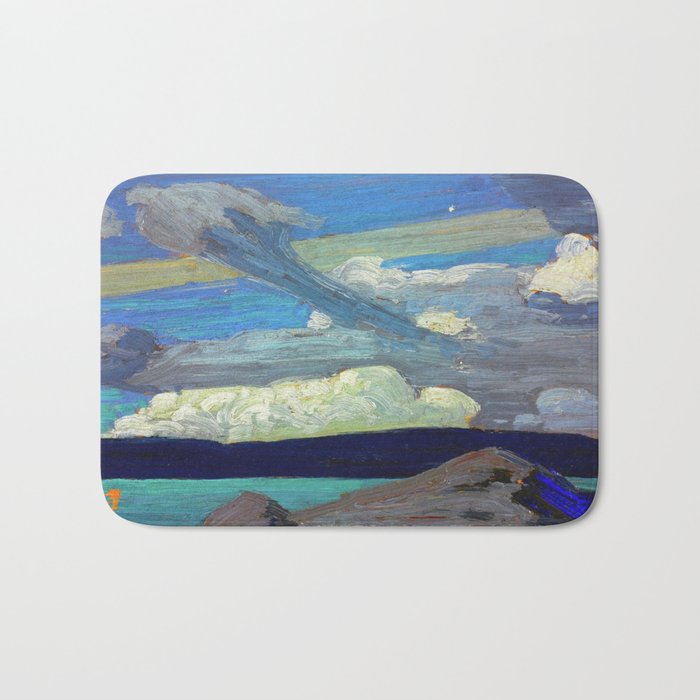 Tom Thomson Clouds ("The Zeppelins") 1915 Canadian Landscape Artist Bath Mat Gallery Image 1