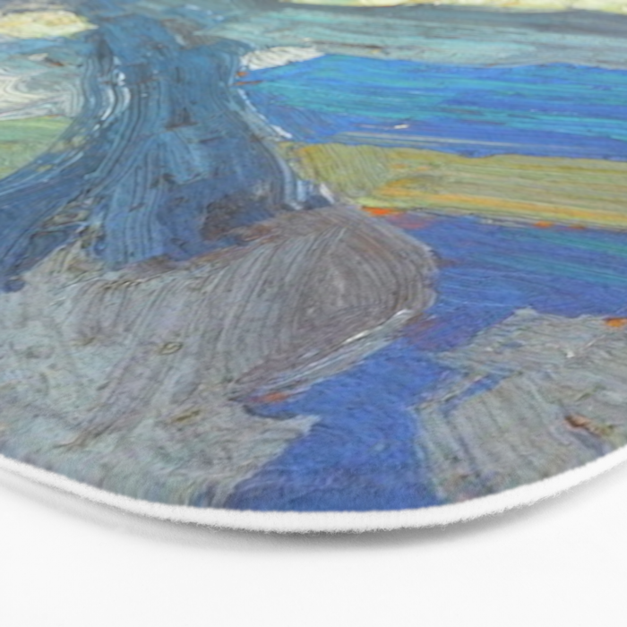 Tom Thomson Clouds ("The Zeppelins") 1915 Canadian Landscape Artist Bath Mat Gallery Image 3