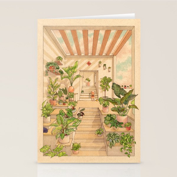 Houseplants Stationery Card Gallery Image 1