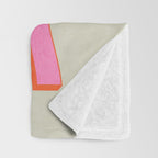 Favorite Word: Peach Wavy Edition Throw Blanket Gallery Image 3