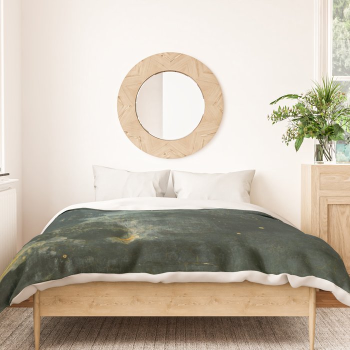 Nocturne In Black And Gold The Falling Rocket By James Mcneill Whistler Duvet Cover Gallery Image 3