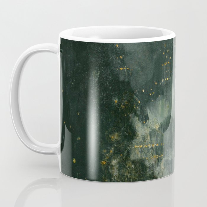 Nocturne In Black And Gold The Falling Rocket By James Mcneill Whistler Coffee Mug Gallery Image 3