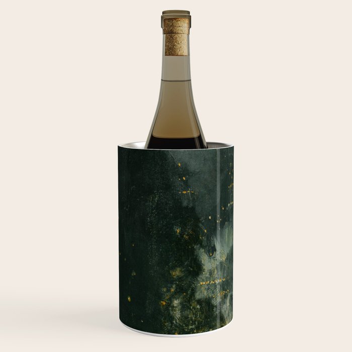 Nocturne In Black And Gold The Falling Rocket By James Mcneill Whistler Wine Chiller Gallery Image 2