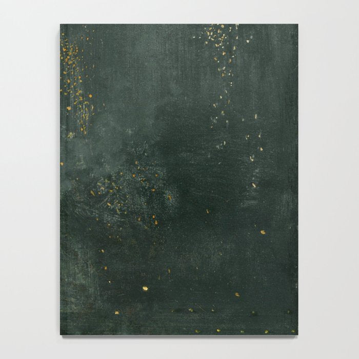 Nocturne In Black And Gold The Falling Rocket By James Mcneill Whistler Notebook Gallery Image 4