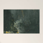 Nocturne In Black And Gold The Falling Rocket By James Mcneill Whistler Welcome Mat Gallery Image 1