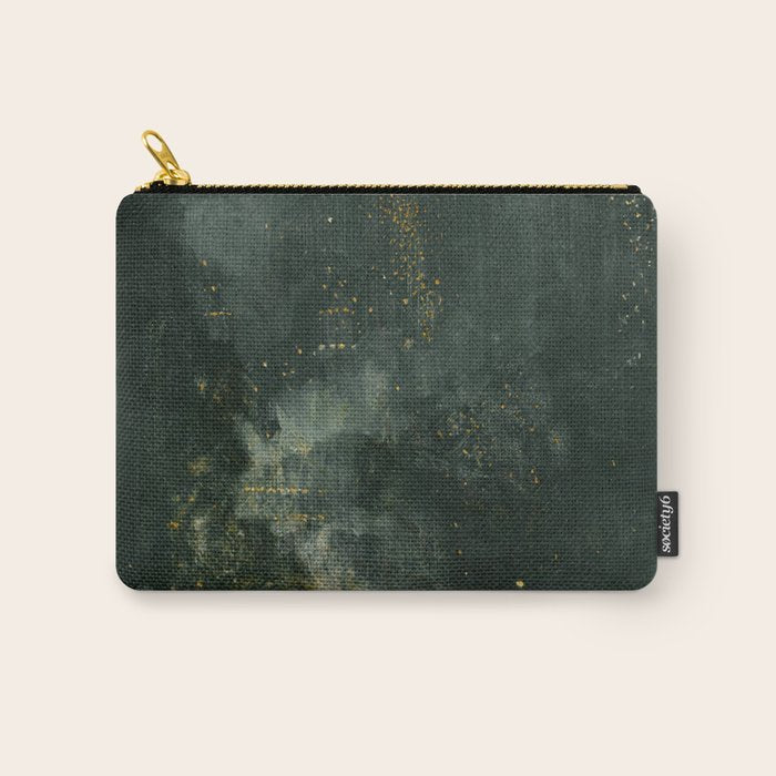 Nocturne In Black And Gold The Falling Rocket By James Mcneill Whistler Carry All Pouch Gallery Image 1