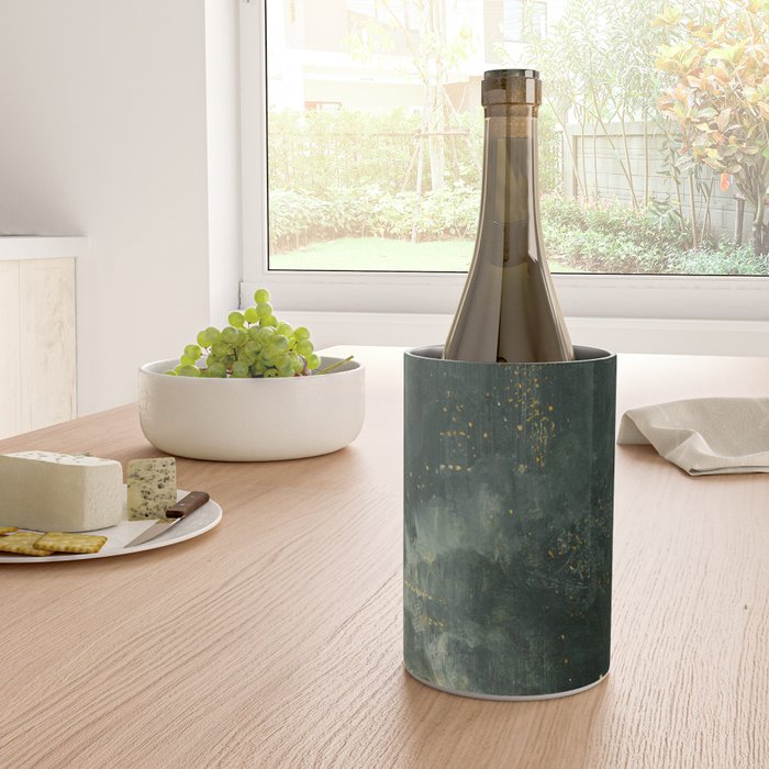 Nocturne In Black And Gold The Falling Rocket By James Mcneill Whistler Wine Chiller Gallery Image 4