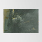 Nocturne In Black And Gold The Falling Rocket By James Mcneill Whistler Rug Gallery Image 2