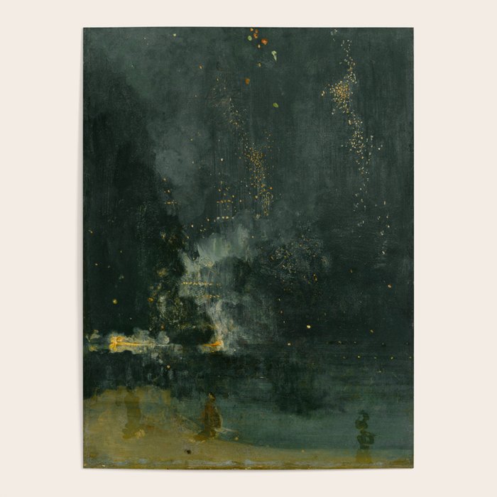 Nocturne In Black And Gold The Falling Rocket By James Mcneill Whistler Poster Gallery Image 4