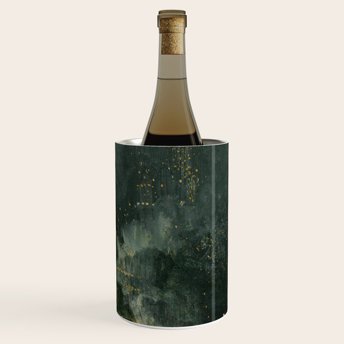Nocturne In Black And Gold The Falling Rocket By James Mcneill Whistler Wine Chiller Gallery Image 1