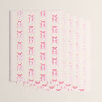 Striped Bows in Pinks Wrapping Paper Gallery Image 3