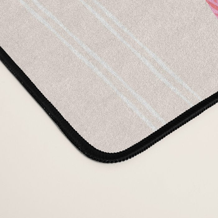 Striped Bows in Pinks Desk Mat Gallery Image 4