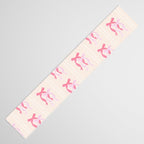 Striped Bows in Pinks Table Runner Gallery Image 3