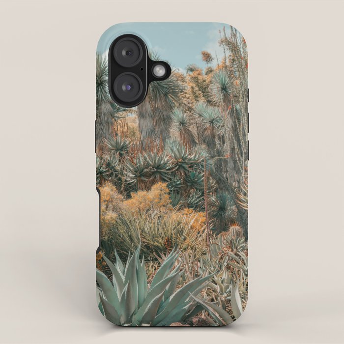 Desert Oasis - California Cactus Garden, Nature, Landscape Photography iPhone Case Gallery Image 1