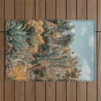 Desert Oasis - California Cactus Garden, Nature, Landscape Photography Outdoor Rug Gallery Image 1