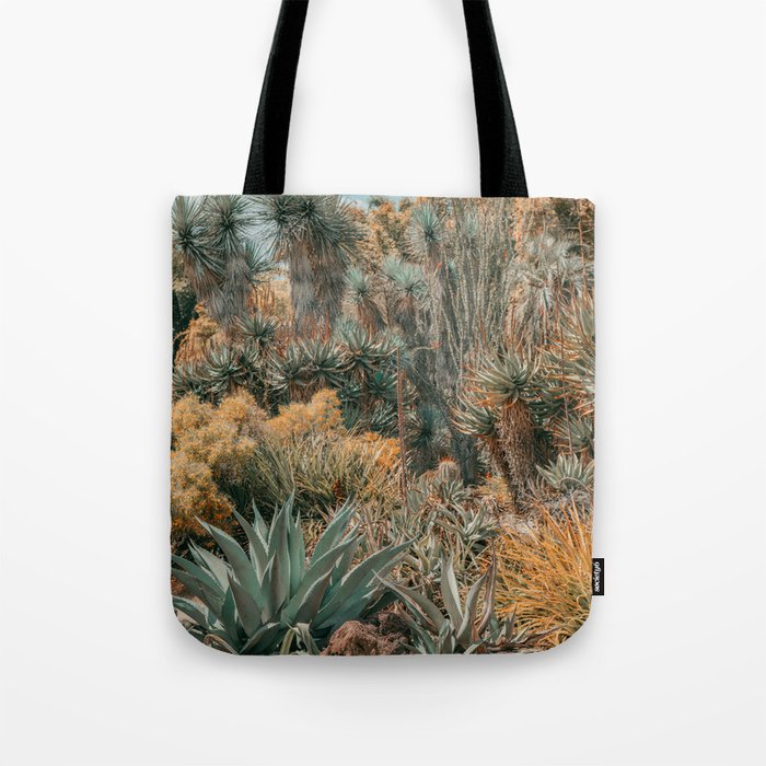 Desert Oasis - California Cactus Garden, Nature, Landscape Photography Tote Bag Gallery Image 1