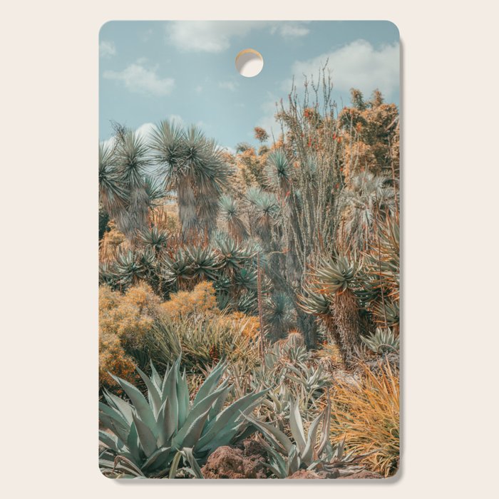 Desert Oasis - California Cactus Garden, Nature, Landscape Photography Cutting Board Gallery Image 1