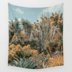Desert Oasis - California Cactus Garden, Nature, Landscape Photography Wall Tapestry Gallery Image 4