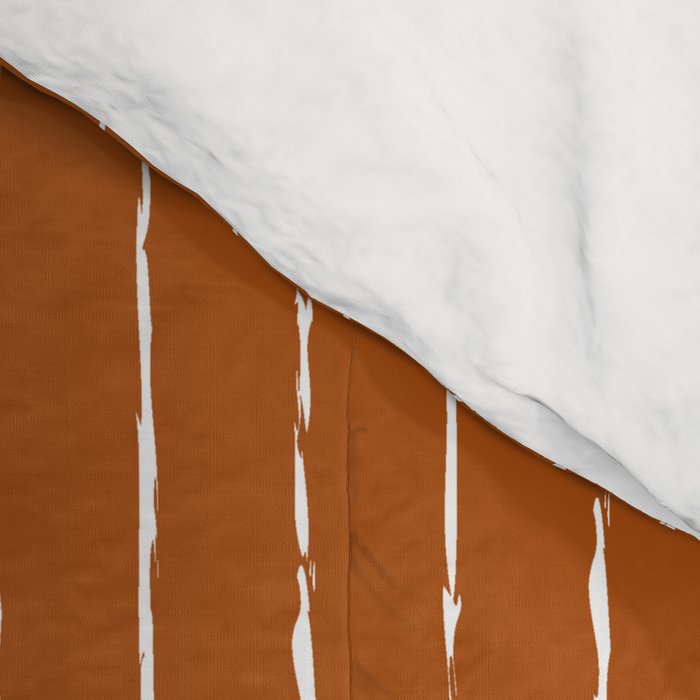 Lines II (Rust) Comforter Gallery Image 4