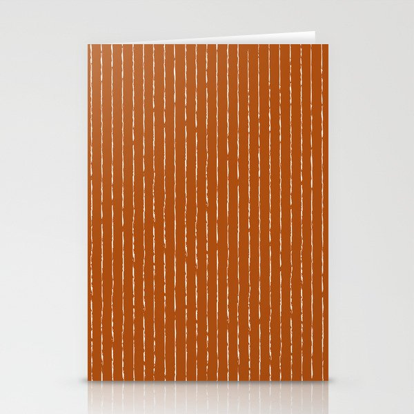 Lines II (Rust) Stationery Card Gallery Image 1